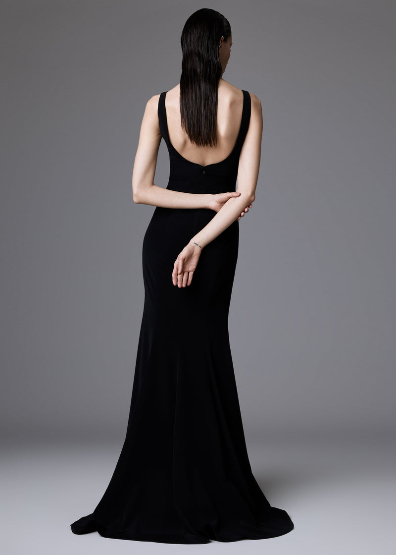 Sleeveless gown